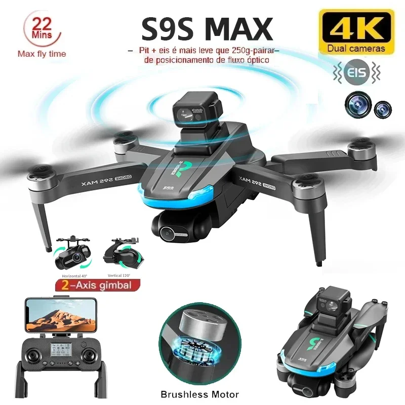 Drone Camera Wide Angle - YENI S9S MAX MINI Drone 4K