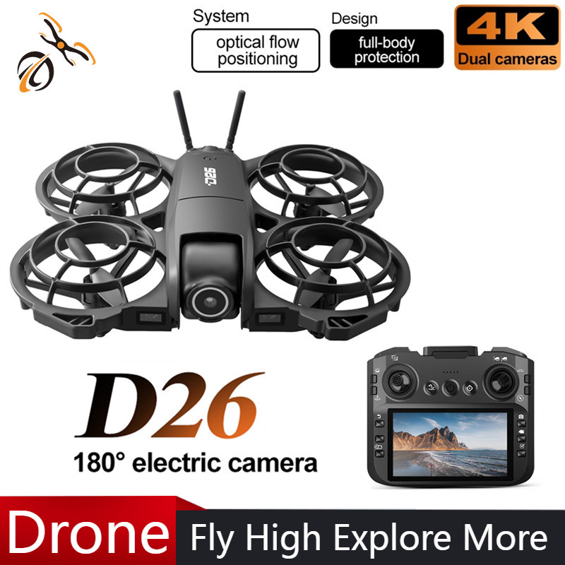 Drone Camera With Gimbal - D26 Drone 4K Hava Çekimi HD