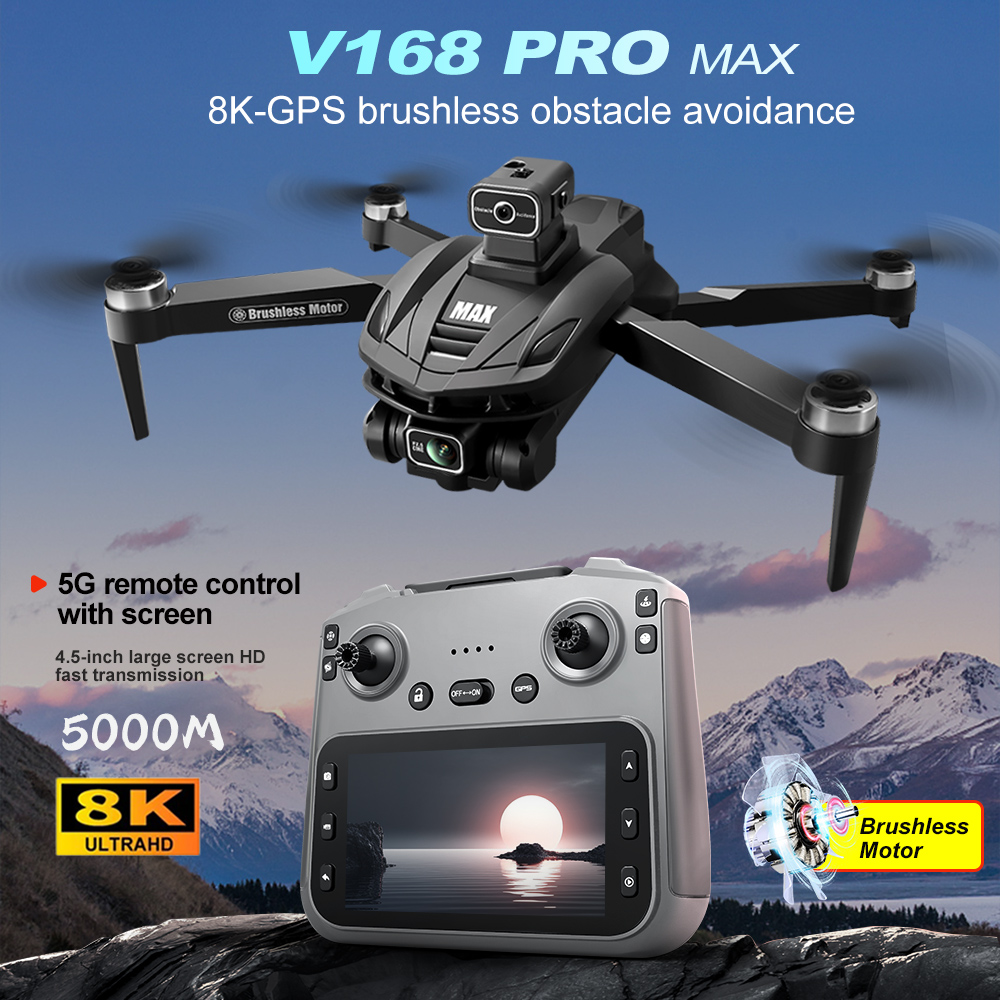 V168 PRO Max GPS Drone 8K Prof - Drone Camera Hd incelemesi ve fiyatı