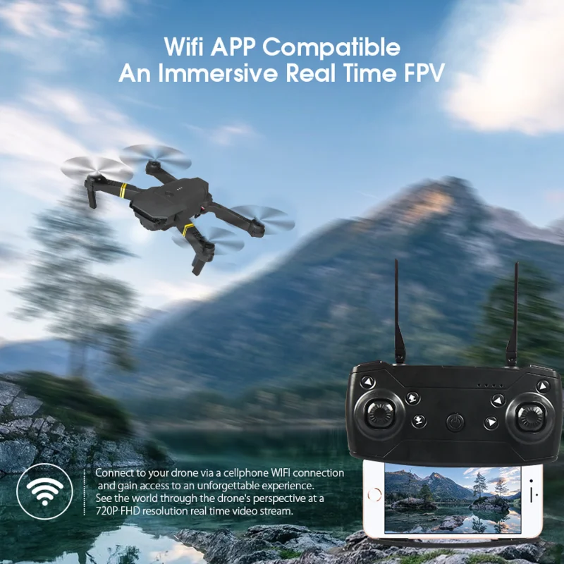 4K Everyine E58 Drone WIFI FPV - Eachine Drone E58 incelemesi ve fiyatı
